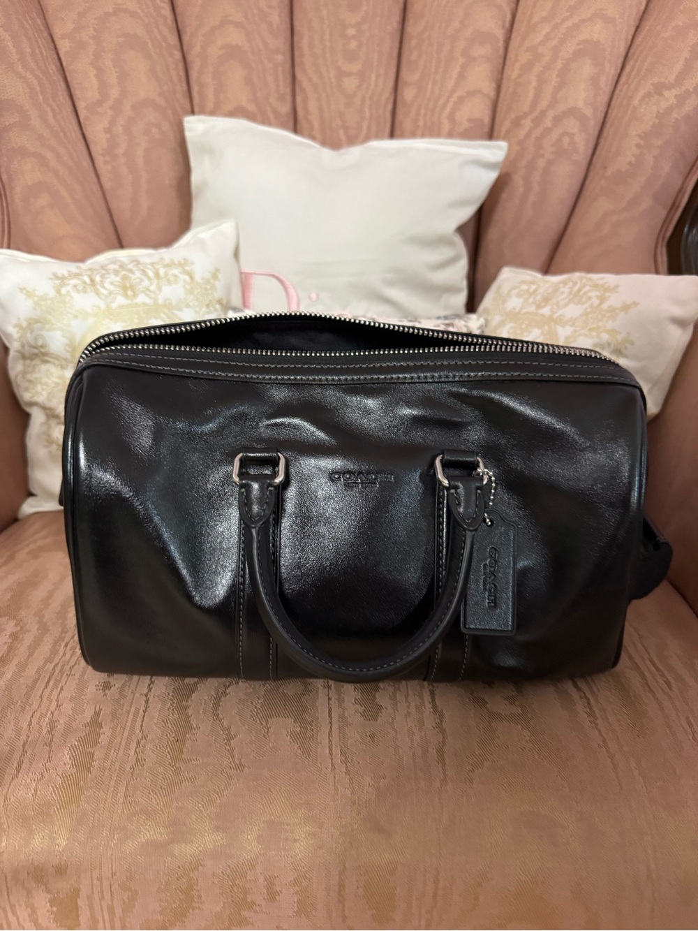 Coach Venturer-Black Glazed Leather
